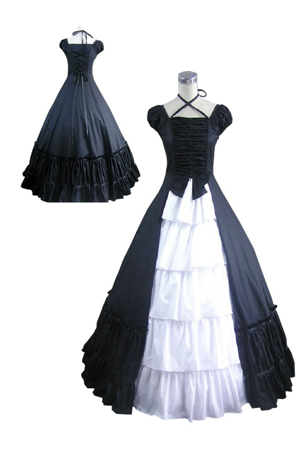 Adult Costume Blue Gothic Lolita Ball Dress - Click Image to Close